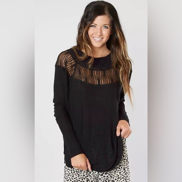 Free People | Spring Valley Lace Trim Top - Picture 11 of 13